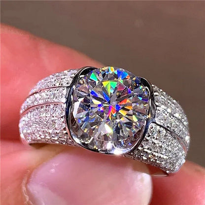 Luxurious Fashion Jewelry for Women 925 Sterling Silver Natural Gemstone White S
