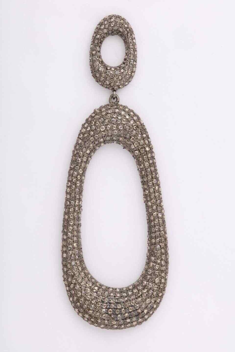 Fashion Diamond Drop Earrings