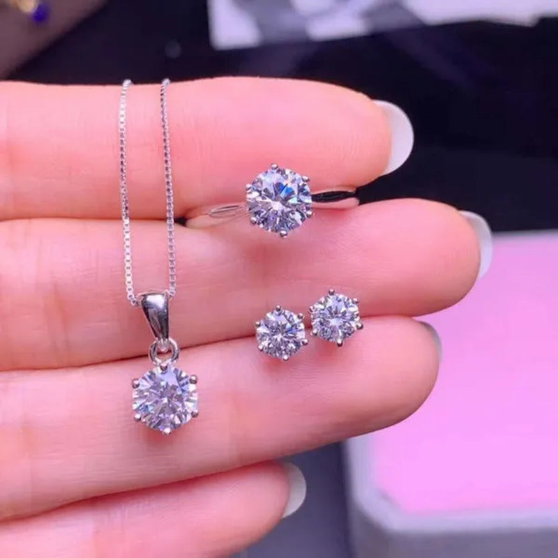 Latest Valentine'S Day Ladies Fashion 925 Sterling Silver Rings Diamond Rings St