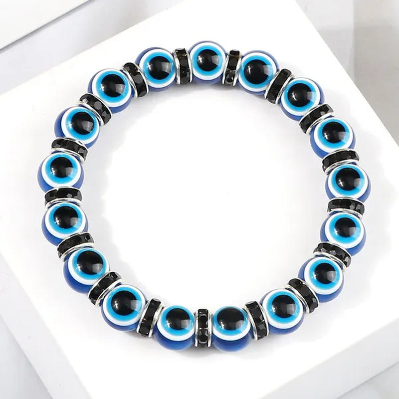 New Fashion Crystal Turkish Lucky Evil Eye Bracelets Blue Evil Eye Bead Bracelet