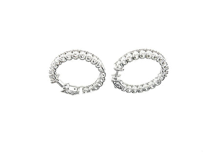 DIAMOND ROUND BRILLIANT INSIDE OUTSIDE SET 4 PRONG SET DIAMOND