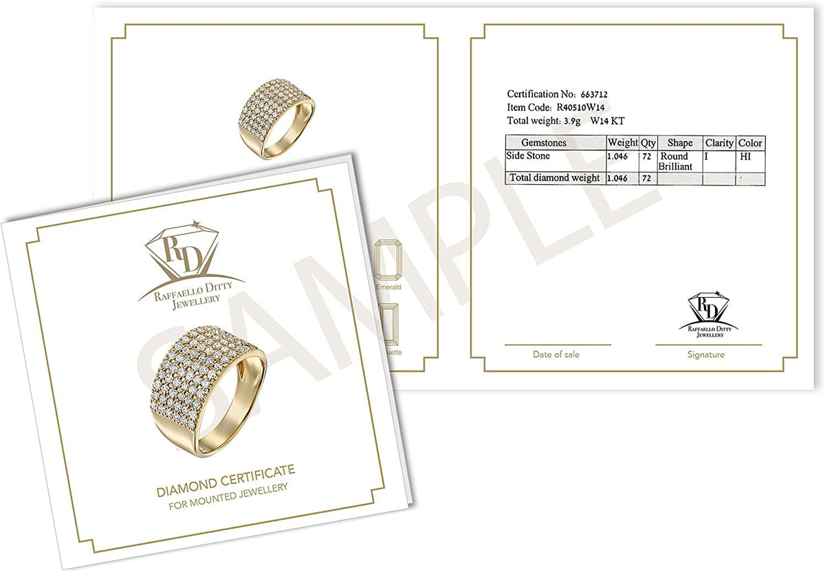 Diamond Pendant Necklace for Women 14K Yellow Gold Diamond Solitaire Pendant