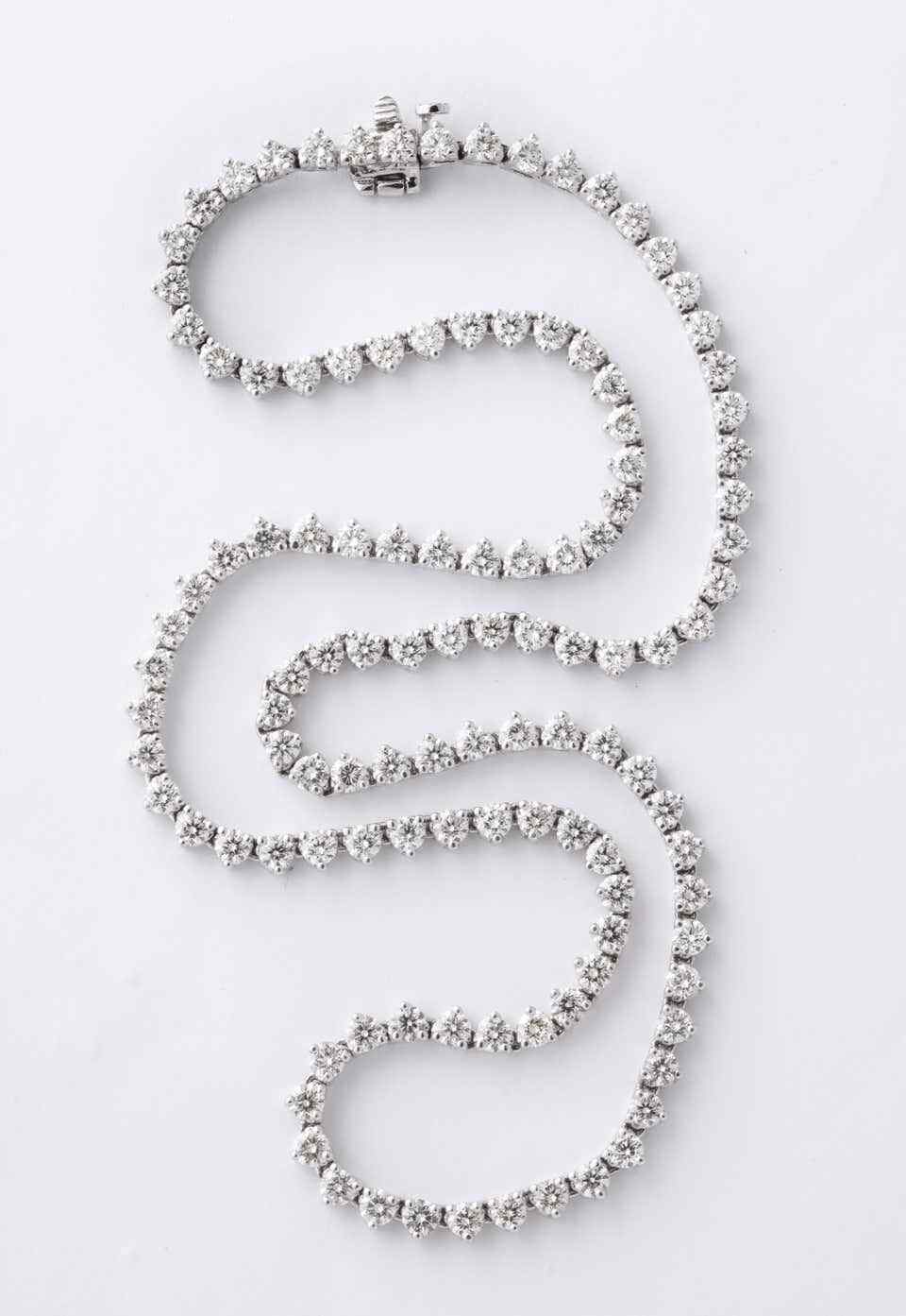 11 Carat Diamond Tennis Necklace