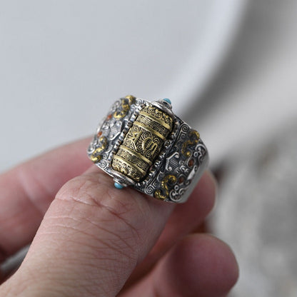 S925 Silver Vintage Craft Ring