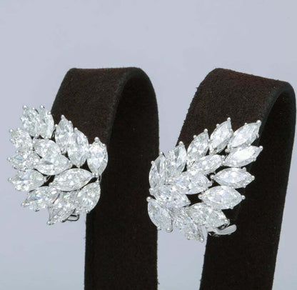 Diamond Cluster Earrings
