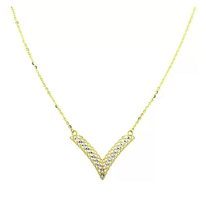 14K Gold Wire Necklace