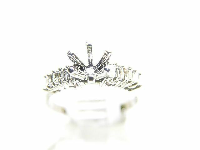 DIAMOND 10 BAGUETTE SHAPE COMMON PRONG SET SETTING 6 PRONG