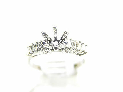 DIAMOND 10 BAGUETTE SHAPE COMMON PRONG SET SETTING 6 PRONG