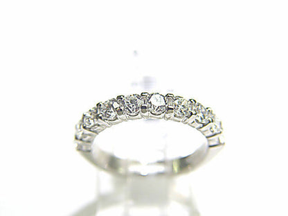 DIAMOND ROUND BRILLIANT COMMON PRONG SET BAND 10 STONE