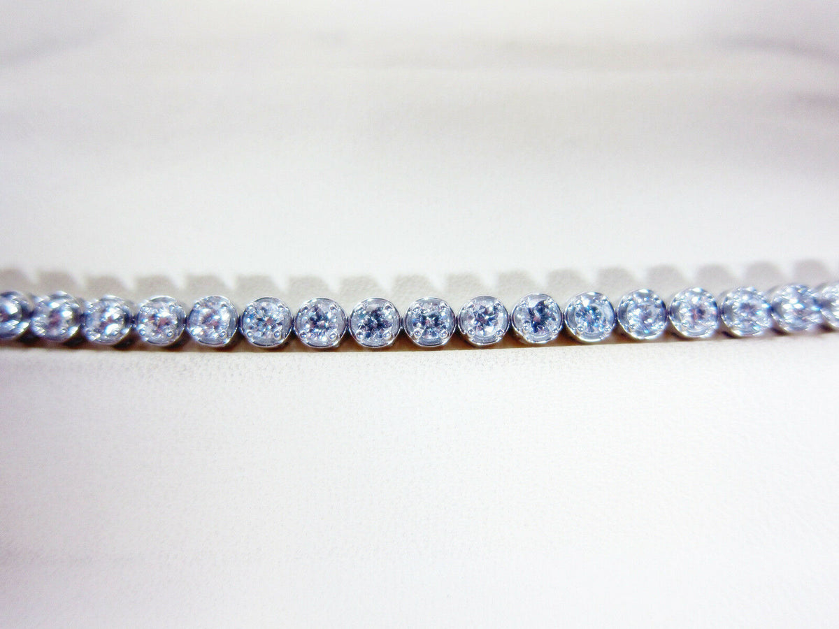 DIAMOND ROUND BRILLIANT 4 PRONG BEZEL SET TENNIS DIAMOND TENNIS BRACELET