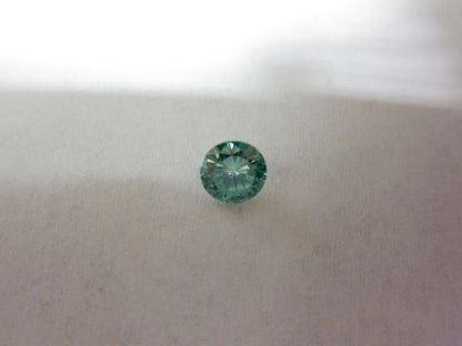 USGA BLUE DIAMOND ROUND BRILLIANT SHAPE LOOSE DIAMOND