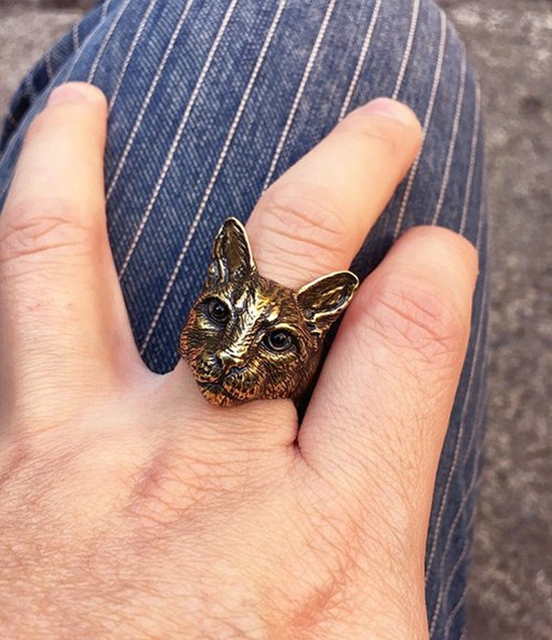 Three-Dimensional Ring Jewelry for Male and Female Couples Student Gifts