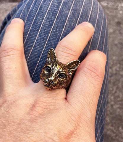 Three-Dimensional Ring Jewelry for Male and Female Couples Student Gifts