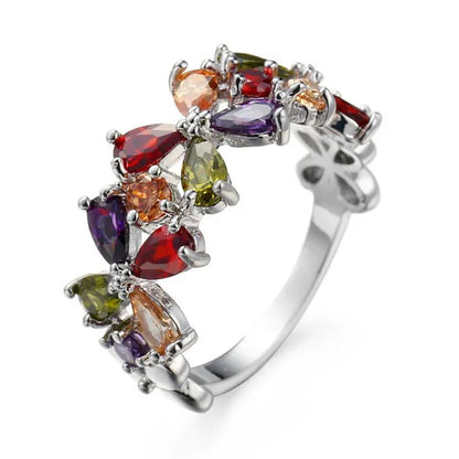 925 Silver Rings Zircon Jewelry Fashion Wedding Jewelry Women'S Jewelry