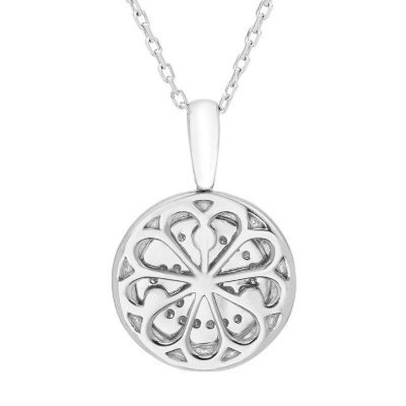 0.17 CT. T.W. Diamond Zodiac Symbol Pendant in Sterling Silver