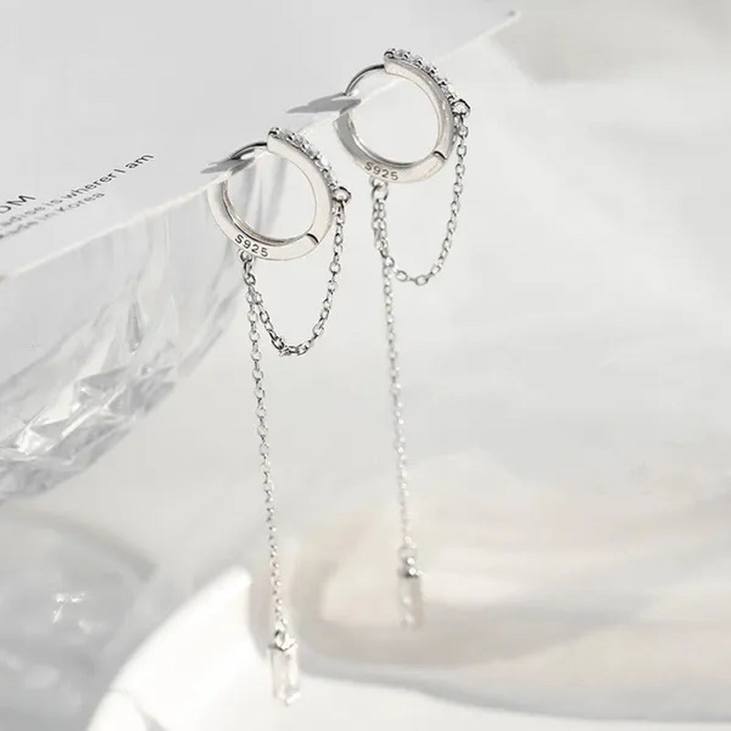 Prevent Allergy Tassel round Bead Long Drop Earring for Women Personalized Hip H
