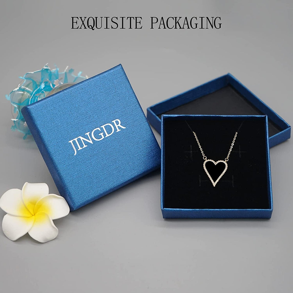 Heart Necklace for Women Girls Trendy Preppy Jewelry Gold Plated Love Heart Pend