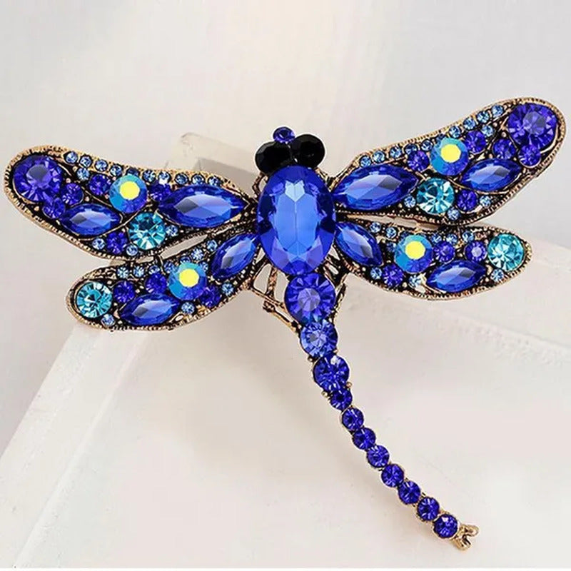 1 PC Women Dragonfly Teardrop Brooch Pin Jewelry for Lady