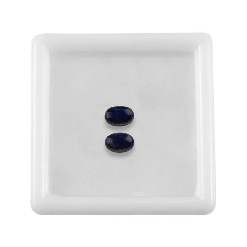 Shop LC Set of 2 Lapis Lazuli Oval Shape DIY Jewelry Making Accessories Loose Ge