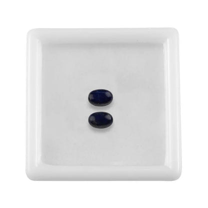 Shop LC Set of 2 Lapis Lazuli Oval Shape DIY Jewelry Making Accessories Loose Ge