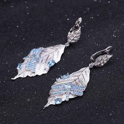 Natural Wind Romantic Temperament Necklace Earrings Ring