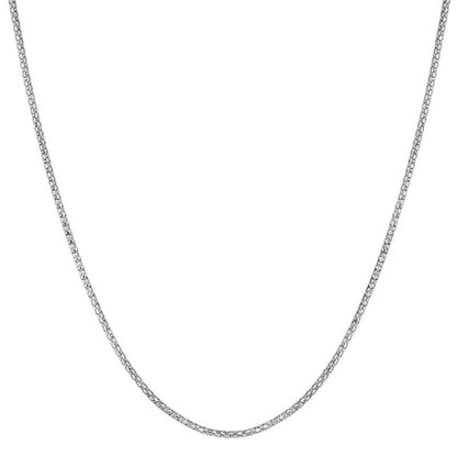 Adjustable Popcorn Chain Necklace, 1.1Mm in 14K Gold