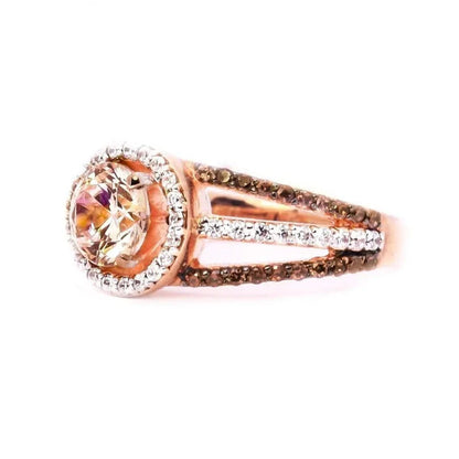 Luxury Exquisite Women'S 925 Sterling Silver round Garnet & White Sapphire & Bla
