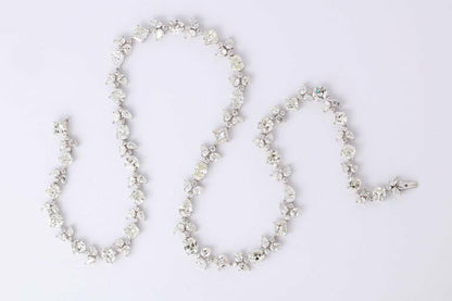Diamond Necklace! 53.61 ct Multi Shape Long Diamond Necklace