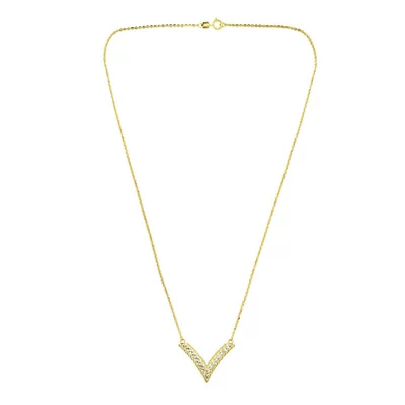 14K Gold Wire Necklace