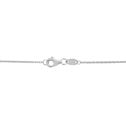 14K Gold 18" Sideways Cross Necklace
