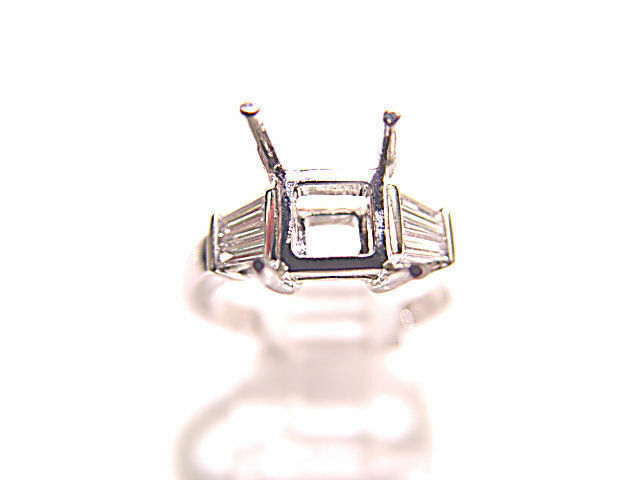 DIAMOND 6 BAGUETTE SHAPE CHANNEL SET SETTING 4 PRONG DIAMOND SETTING DIAMOND