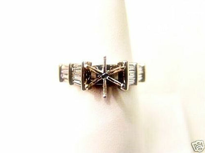.78 CTTW TOP DIAMOND 10 BAGUETTE CUT SETTING 6 PRONG SETTING