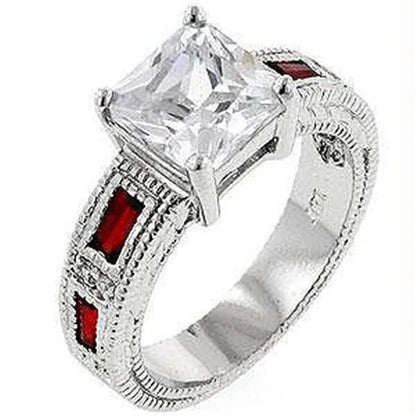 Prima Donna Ruby CZ Ring, B Size : /B 09