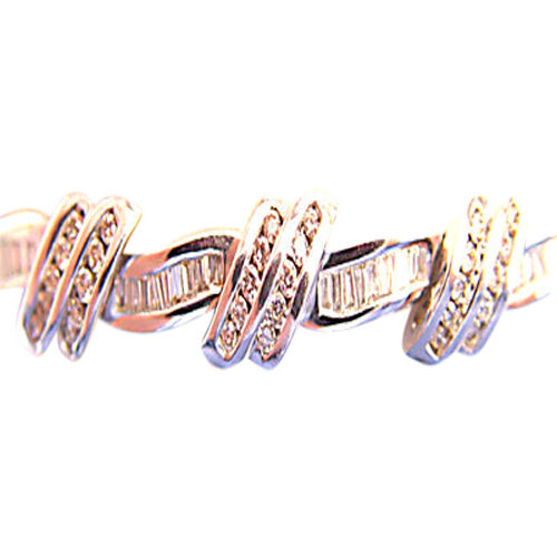ROUND BRILLIANT CUT AND BAGUETTE CUT CHANNEL SET DIAMOND