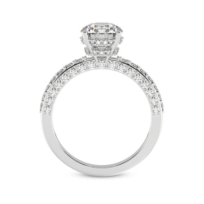 1 Carat IGI Certified Pear Shape Lab Grown Diamond Engagement Ring | 14K White G
