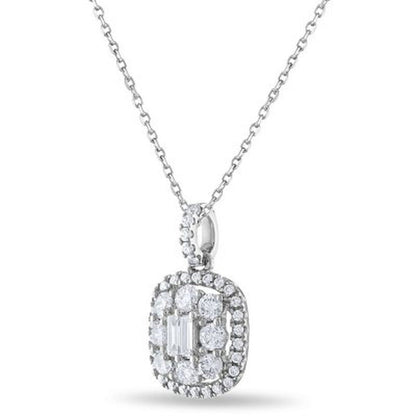 0.45 CT. T.W. Diamond Pendant in 14K Gold
