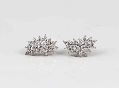 Diamond Cluster Earrings