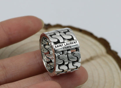 Personality Popular Ring Couple Pair Ring Ring Creative Fashion Thai Silver Retr