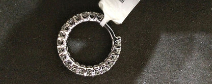 DIAMOND ROUND BRILLIANT SHAPE ETERNITY BAND ADJUSTABLE SIZE IN BACK BAR SET IN