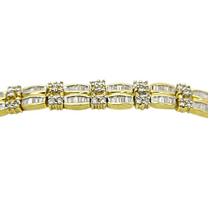 DIAMOND ROUND BRILLIANT BAGUETTE SHAPE PRONG CHANNEL SET DIAMOND