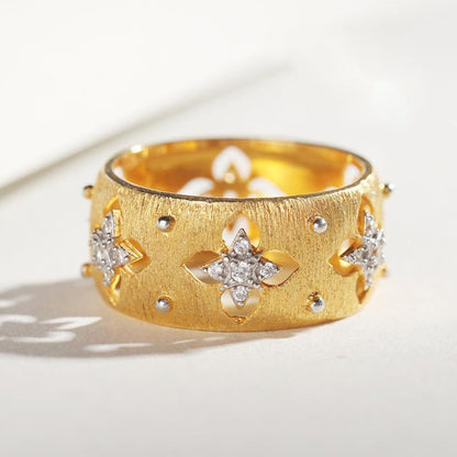 Vintage Style S925 Silver Ring Bracelet