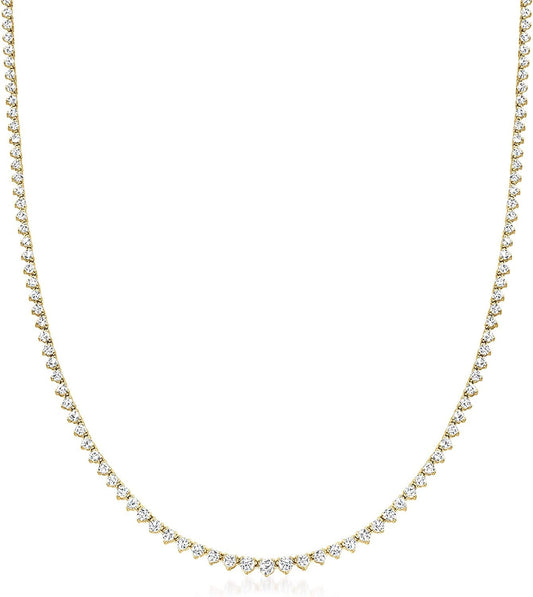 Diamond Tennis Necklace I-J Color / I1-I2 Clarity