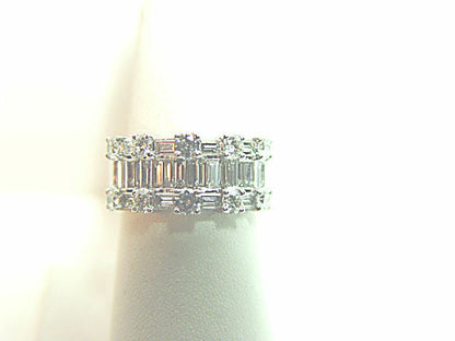 DIAMOND ROUND BR SHAPE 10 STONE BAGUETTE 24 STONE BAND