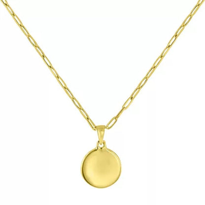 14K Yellow Gold St. Christopher Medallion Pendant
