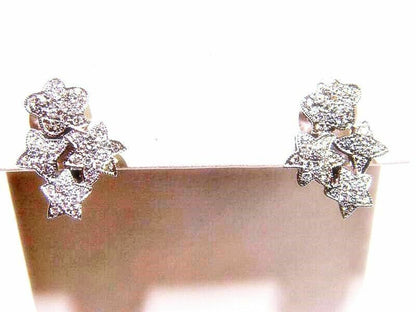 1.10 CT DIAMOND ROUND BRILLIANT SHAPE SHOOTING STAR HUGGIE