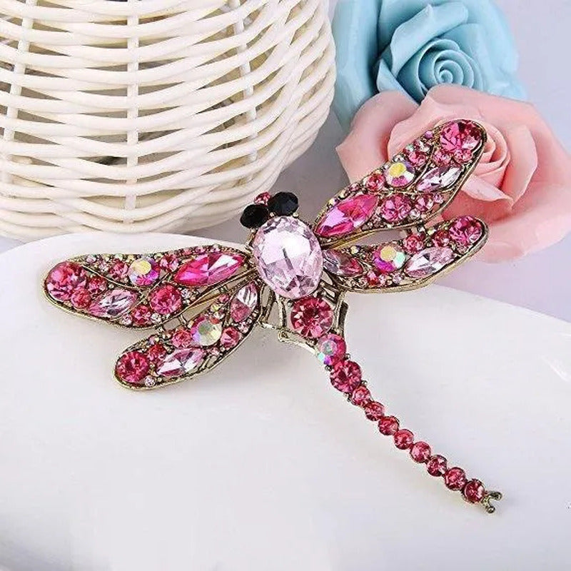 1 PC Women Dragonfly Teardrop Brooch Pin Jewelry for Lady
