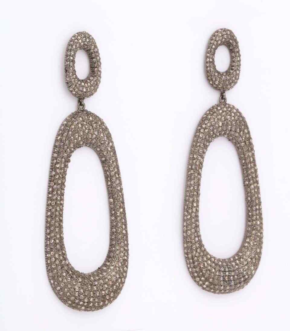 Fashion Diamond Drop Earrings