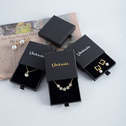 Unique Luxury Custom Logo Sliding Cardboard Paper Gift Jewellery Travel