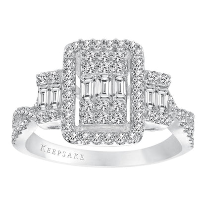 Cosmopolitan 1 Carat T.W. Certified Diamond 10Kt White Gold Ring
