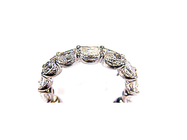 14 RADIANT DIAMOND ETERNITY BAND COMMON PRONG U BASKET DIAMOND BAND
